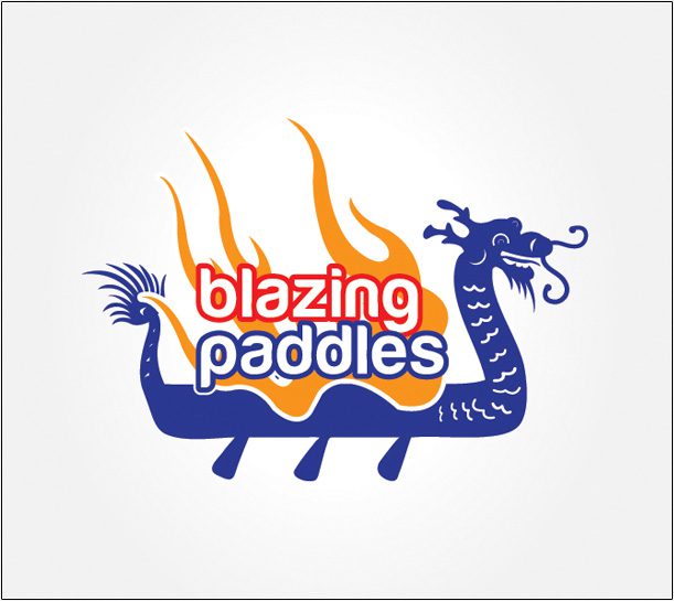 blazing-paddles-dragon-boat-logo-design-doncaster-img4