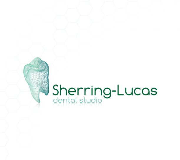 sherring-lucas dental studio logo design